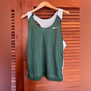 Nike — Reversible Green & White 2in1 Basketball Jersey